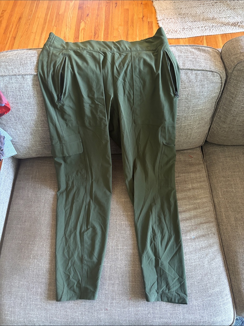 Athleta Olive Green Women's Cargo Joggers